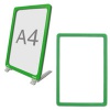 Рама из пластика А4 G, зеленая 