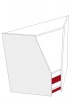 ЛПУВ Прилавок рабочий угловой (внутренний угол 90%)  бел